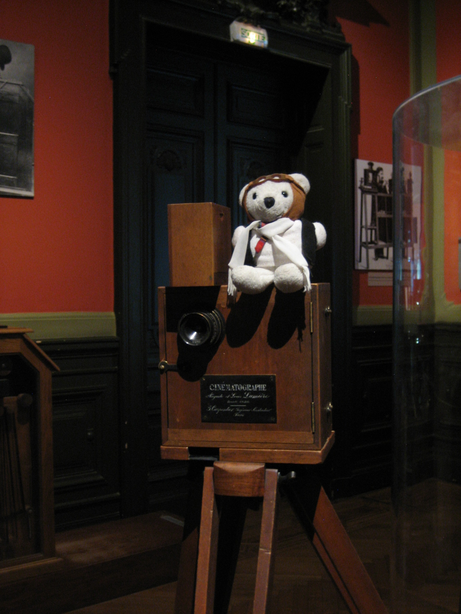 Ovedito con la primera cámara de cine